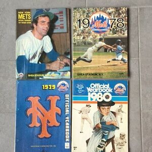 Mets yearbooks 1977-1980